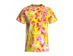 Voir Table Tennis Clothing Andro Shirt Barci yellow/pink